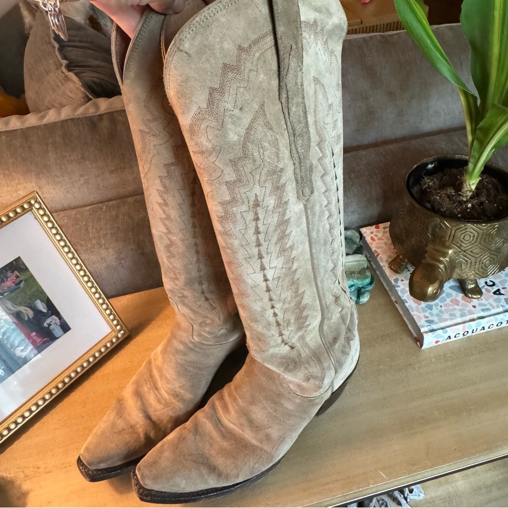 Limited Edition Suede Priscilla Boots